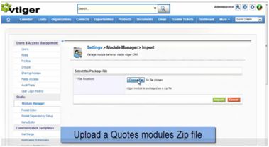 Import a Zip file